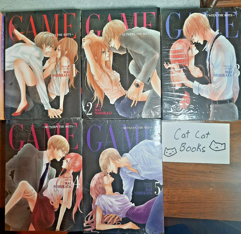 📚GAME: Between The Suits Vol. 1-5 Official English Manga Bundle Josei